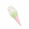 The Christmas Palace 24" PINK SPRINKLE ICE CREAM ORNAMENT Christmas Ornaments