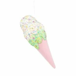 The Christmas Palace 24" PINK SPRINKLE ICE CREAM ORNAMENT Christmas Ornaments