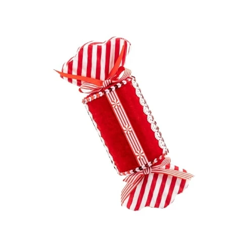 Promo β¨ The β Christmas Palace 10" RED & WHITE π¬ CANDY ORNAMENT SET OF 4 π 2 The Christmas Palace 10" RED & WHITE CANDY ORNAMENT SET OF 4