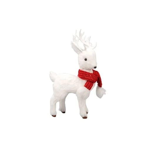 Best deal β The π Christmas Palace Table Tops 14" WHITE DEER WITH RED SCARF π 1 The Christmas Palace Table Tops 14" WHITE DEER WITH RED SCARF