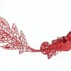 The Christmas Palace Christmas Ornaments 12" RED LONG TAIL BIRD SET OF 6