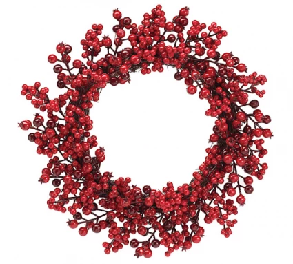 Deals π The π Christmas Palace 7" RED BERRY WREATH π 1 The Christmas Palace 7" RED BERRY WREATH