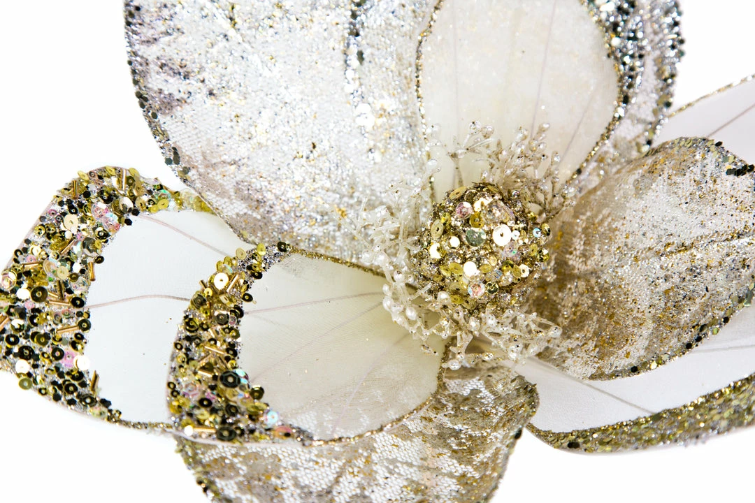 Flash Sale π€© The β Christmas Palace Gilded Elegance 17" CELLINE GLITTER HIBISCUS SET OF 6 π 2 The Christmas Palace Gilded Elegance 17" CELLINE GLITTER HIBISCUS SET OF 6