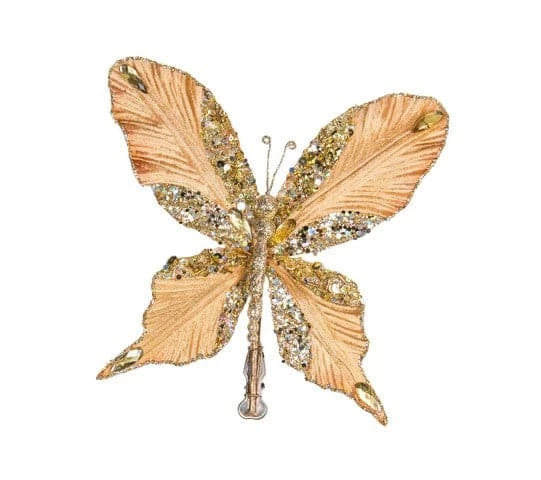 Buy π₯° The π Christmas Palace 9" GOLD VELVET BUTTERFLY CLIP SET OF 6 π 1 The Christmas Palace 9" GOLD VELVET BUTTERFLY CLIP SET OF 6