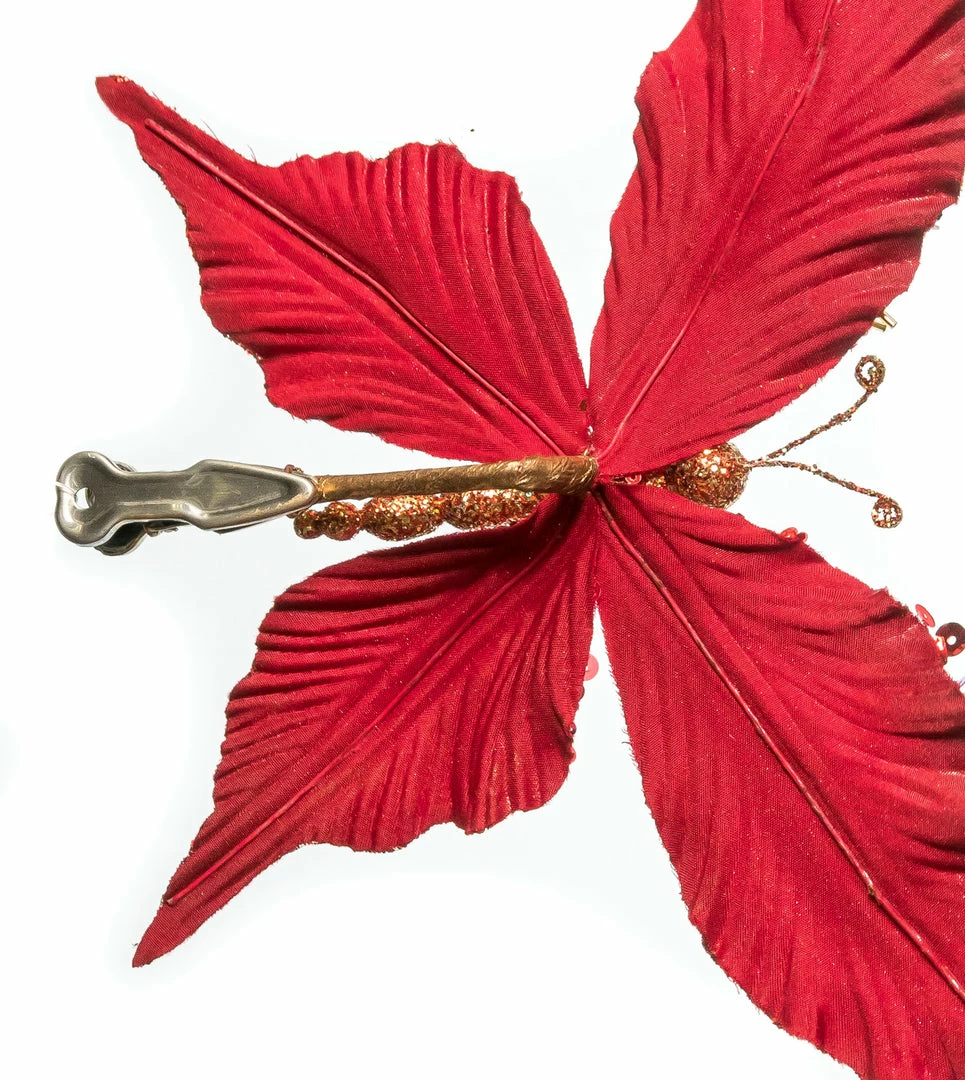 Discount π The π Christmas Palace 9" RED VELVET BUTTERFLY CLIP SET OF 6 π₯ 3 The Christmas Palace 9" RED VELVET BUTTERFLY CLIP SET OF 6