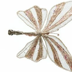 Buy β The π Christmas Palace 9" PINK BUTTERFLY CLIP SET OF 6 Butterflies β€οΈ 5 The Christmas Palace 9