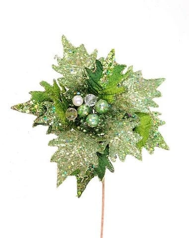 Coupon 𧨠The π Christmas Palace 17" GREEN JEWEL FLOWER STEM SET OF 6 Flowers π 1 The Christmas Palace 17" GREEN JEWEL FLOWER STEM SET OF 6 Flowers