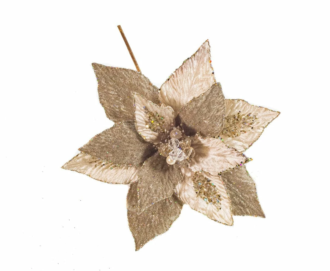 Top 10 π The β Christmas Palace Flowers 18" PLATINUM POINSETTIA STEM SET OF 6 π 1 The Christmas Palace Flowers 18" PLATINUM POINSETTIA STEM SET OF 6