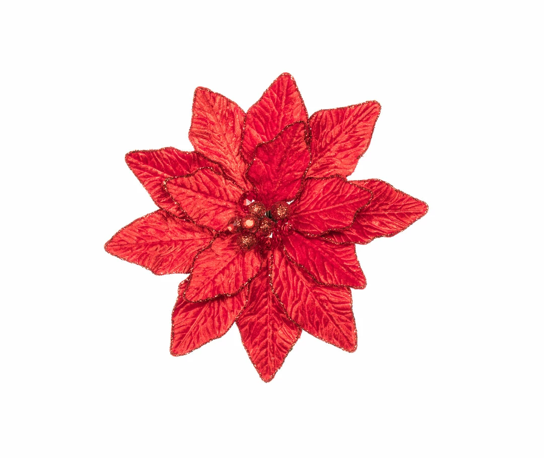 Budget β The π Christmas Palace 9" RED VELVET POINSETTIA PICK SET OF 6 Yuletide Traditions π€© 2 The Christmas Palace 9" RED VELVET POINSETTIA PICK SET OF 6 Yuletide Traditions
