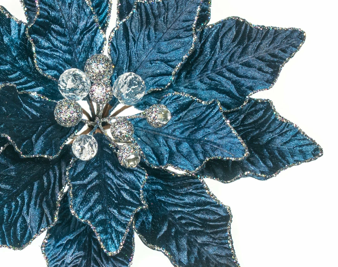 Best reviews of π₯ The π Christmas Palace Flowers 9" MIDNIGHT BLUE POINSETTIA PICK SET OF 6 π 3 The Christmas Palace Flowers 9" MIDNIGHT BLUE POINSETTIA PICK SET OF 6