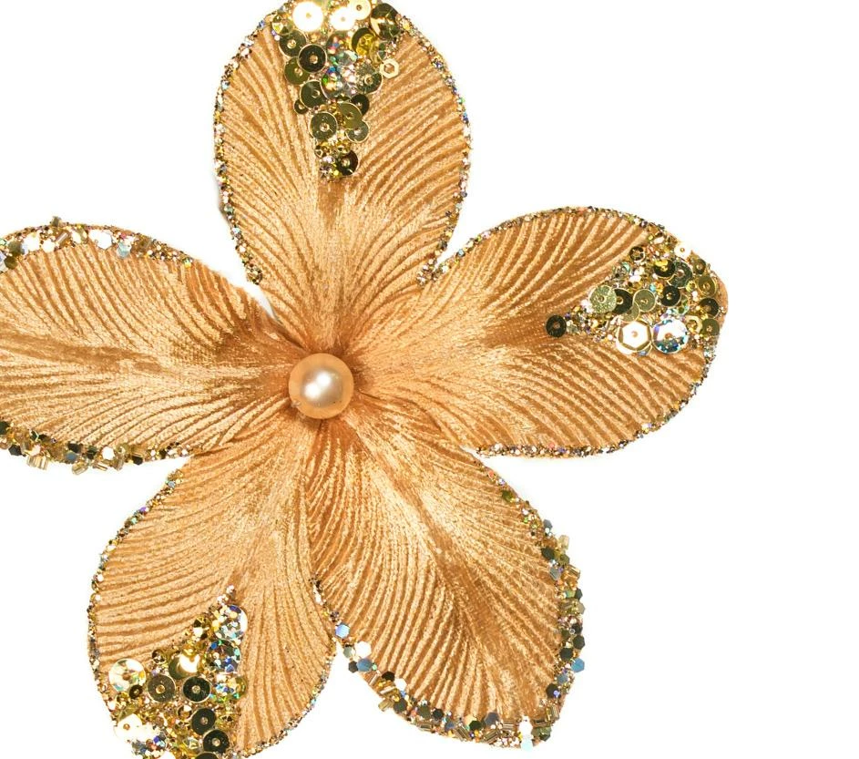 Cheap π The π Christmas Palace 9" GOLD MINI VELVET FLOWER PICK SET OF 12 βοΈ 2 The Christmas Palace 9" GOLD MINI VELVET FLOWER PICK SET OF 12