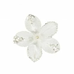 Hot Sale π The π Christmas Palace 9" WHITE MINI VELVET FLOWER PICK SET OF 12 π₯ 5 The Christmas Palace 9