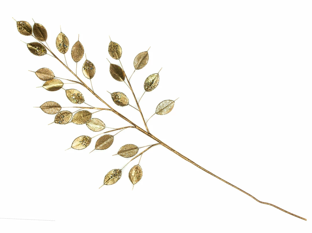 Deals π The π Christmas Palace 39" GOLD GLITTER LEAVES BRANCH SET OF 6 βοΈ 1 The Christmas Palace 39" GOLD GLITTER LEAVES BRANCH SET OF 6