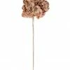 The Christmas Palace 20" ROSE GOLD HYDRANGEA STEM SET OF 6