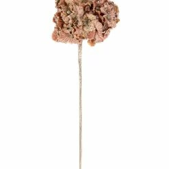 The Christmas Palace 20" ROSE GOLD HYDRANGEA STEM SET OF 6