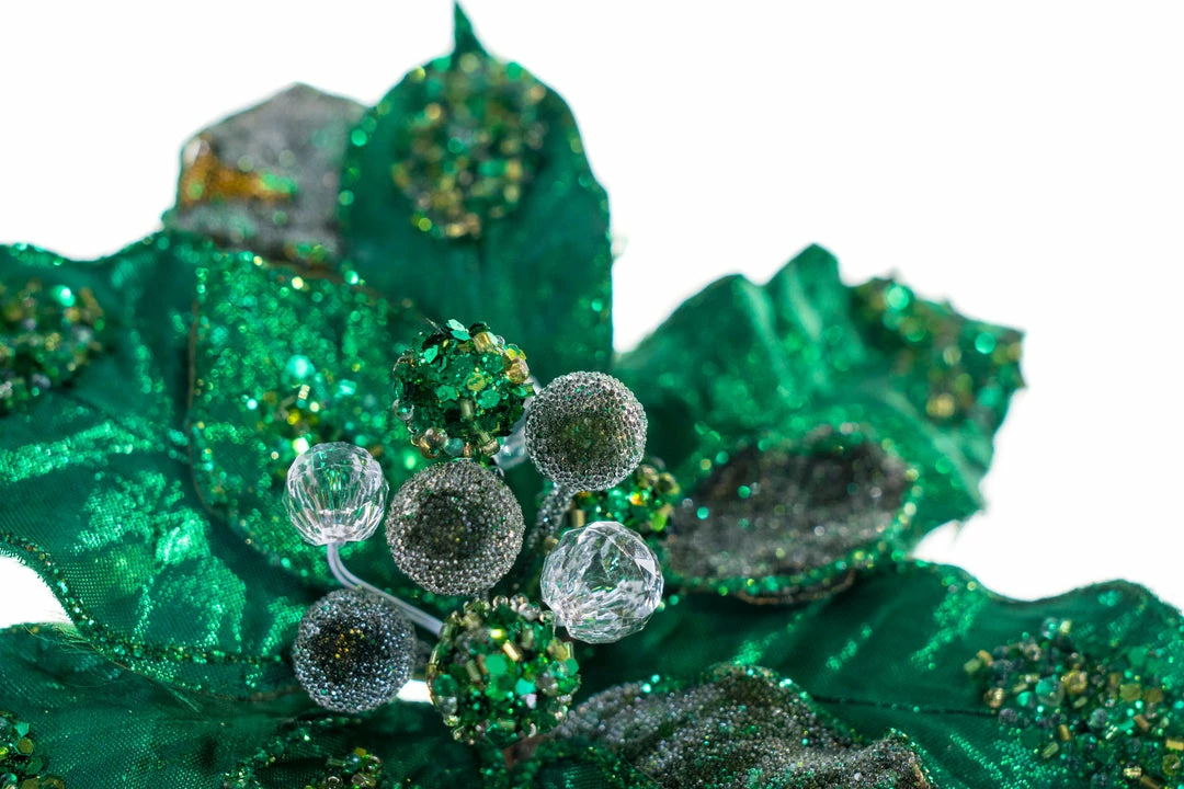 Promo β The π Christmas Palace 28" EMERALD GREEN POINSETTIA STEM SET OF 4 π 3 The Christmas Palace 28" EMERALD GREEN POINSETTIA STEM SET OF 4