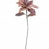 The Christmas Palace Flowers 28" BLUSH PINK ICY POINSETTIA STEM SET OF 4