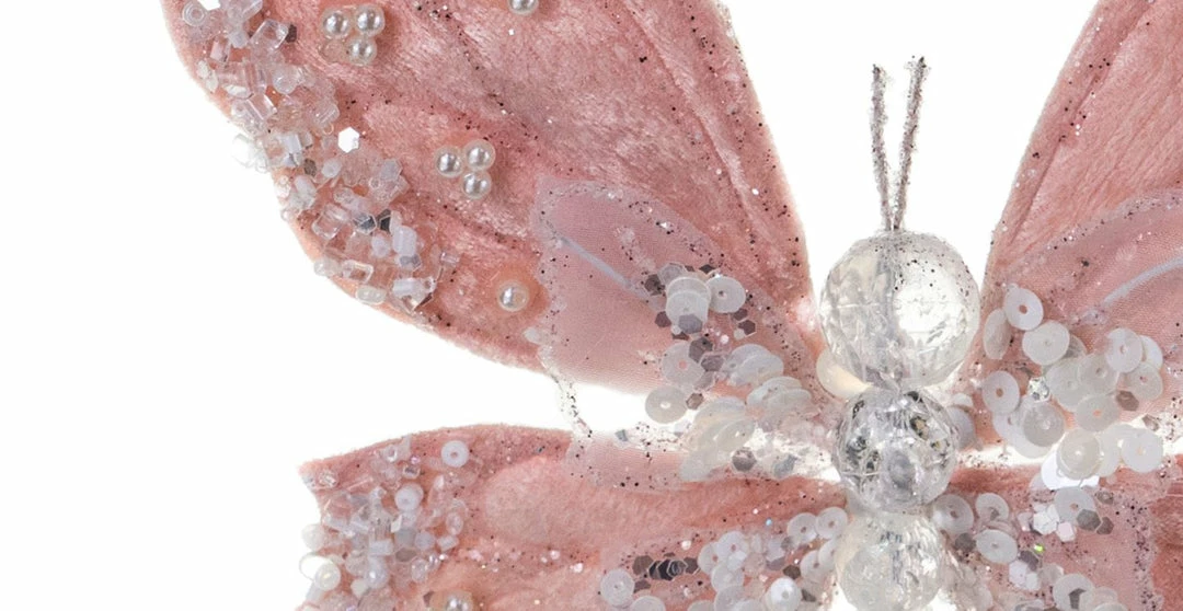 Deals π€© The π Christmas Palace Pretty In Pink 9" PINK BUTTERFLY WITH CLIP SET OF 6 π 2 The Christmas Palace Pretty In Pink 9" PINK BUTTERFLY WITH CLIP SET OF 6