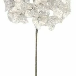 The Christmas Palace 19" HYDRANGEA STEM WITH LEAVES SET OF 6