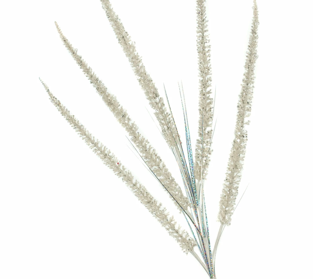New π The π Christmas Palace Stems & Picks 35" WHITE GLITTER FANCY SPRAY SET OF 6 π 2 The Christmas Palace Stems & Picks 35" WHITE GLITTER FANCY SPRAY SET OF 6