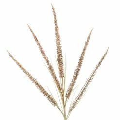 The Christmas Palace Stems & Picks 35" CAPPUCCINO GLITTER FANCY SPRAY SET OF 6