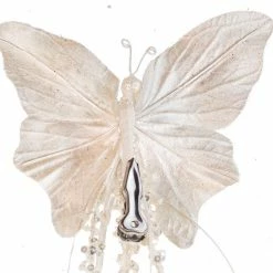 Buy π The π Christmas Palace Butterflies 7" WHITE SEQUIN BUTTERFLY CLIP SET OF 6 π 5 The Christmas Palace Butterflies 7