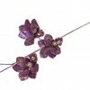 The Christmas Palace Stems & Picks 26" PURPLE ORCHID SPRAY SET OF 4