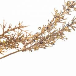 The Christmas Palace 29" CHAMPAGNE GLITTERED TWIG SPRAY SET OF 6