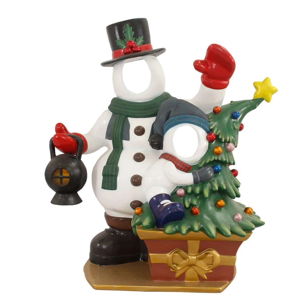 Outlet π The π Christmas Palace 7 FT FATHER & SON SNOWMAN PHOTO OP OVERSIZED DECOR π 1 The Christmas Palace 7 FT FATHER & SON SNOWMAN PHOTO OP OVERSIZED DECOR