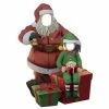 The Christmas Palace 7 FT SANTA WITH ELF PHOTO OP