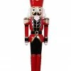 The Christmas Palace OVERSIZED DECOR 6 FT RED & BLACK SOLDIER