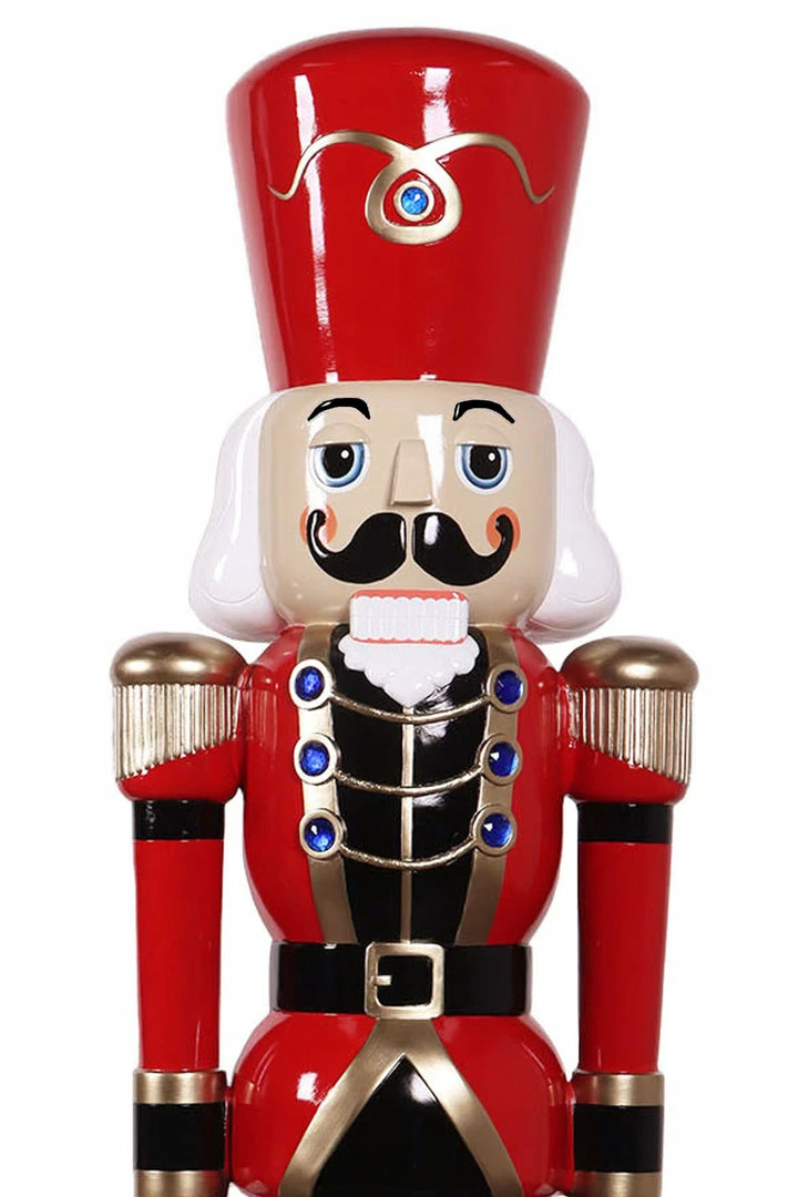 Promo π The π Christmas Palace OVERSIZED DECOR 6 FT RED & BLACK SOLDIER π₯ 2 The Christmas Palace OVERSIZED DECOR 6 FT RED & BLACK SOLDIER