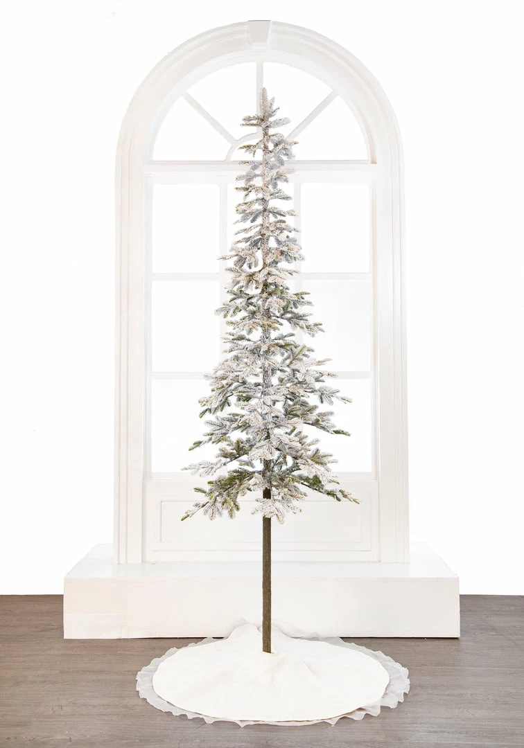 Outlet 𧨠The π Christmas Palace 7 FT ALPINE FIR SNOWY PRE LIT WARM WHITE LIGHTS β 1 The Christmas Palace 7 FT ALPINE FIR SNOWY PRE LIT WARM WHITE LIGHTS