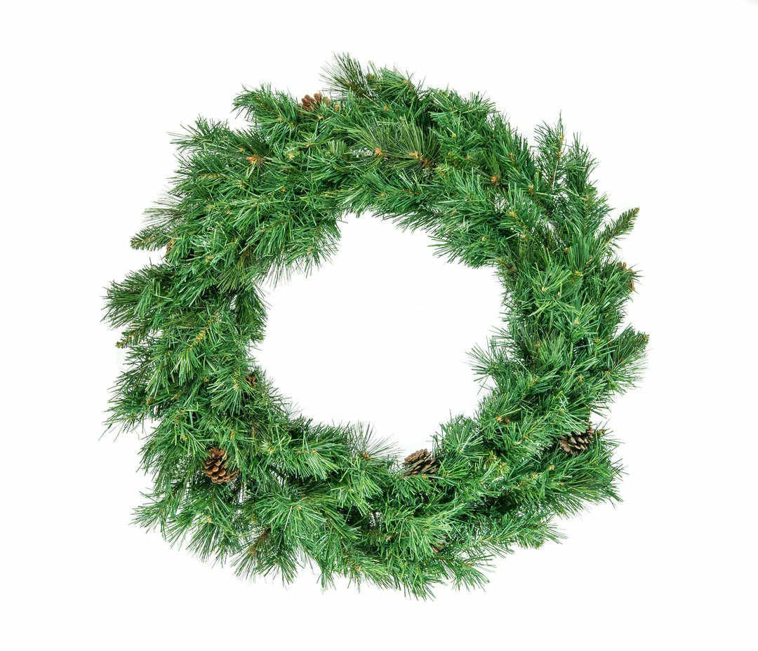 Best Sale π The π Christmas Palace 48" VALLEY SPRUCE WREATH UNLIT 𧨠2 The Christmas Palace 48" VALLEY SPRUCE WREATH UNLIT