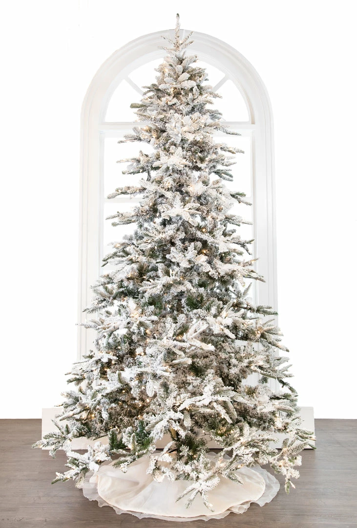 Best reviews of π The π Christmas Palace 7.5 FT SNOW PINE TREE PRE LIT CLEAR LIGHTS π 1 The Christmas Palace 7.5 FT SNOW PINE TREE PRE LIT CLEAR LIGHTS