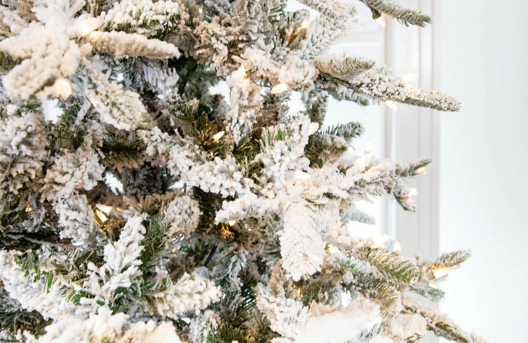 Best reviews of π The π Christmas Palace 7.5 FT SNOW PINE TREE PRE LIT CLEAR LIGHTS π 2 The Christmas Palace 7.5 FT SNOW PINE TREE PRE LIT CLEAR LIGHTS