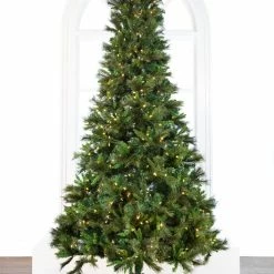 The Christmas Palace 10 FT BELGIUM MIX TREE PRE LIT WARM WHITE LED LIGHTS CHRISTMAS TREES