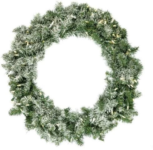 Deals π The π Christmas Palace 30" FLOCKED WREATH PRELIT WITH 100 LED CLEAR LIGHTS Wreaths π₯ 1 The Christmas Palace 30" FLOCKED WREATH PRELIT WITH 100 LED CLEAR LIGHTS Wreaths