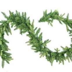 The Christmas Palace 9 FT X 14" FOXTAIL GARLAND UNLIT