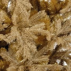 The Christmas Palace 10 FT TIFFANY FIR GOLD UNLIT CHRISTMAS TREES