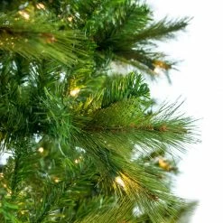 The Christmas Palace CHRISTMAS TREES 9 FT CHARLESTON SLIM PRE LIT CLEAR LIGHTS