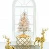 The Christmas Palace 4 FT SILVER TINSEL TREE PRE LIT CLEAR LIGHTS CHRISTMAS TREES