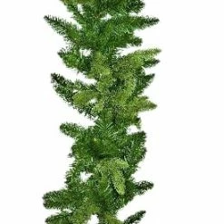 The Christmas Palace 9 FT X 16" FOXTAIL GARLAND PRELIT WARM WHITE LED