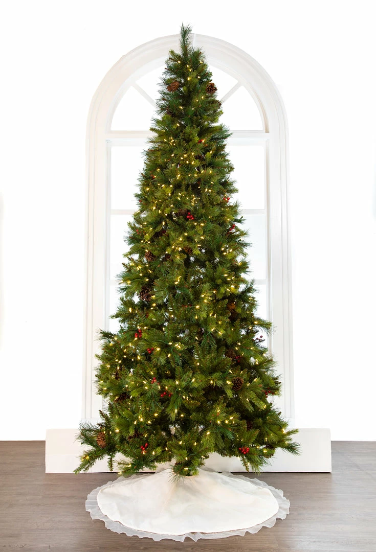 Best reviews of π₯ The π Christmas Palace 7 FT FOREST BERRY FIR TREE PRELIT CLEAR LED LIGHTS π 1 The Christmas Palace 7 FT FOREST BERRY FIR TREE PRELIT CLEAR LED LIGHTS