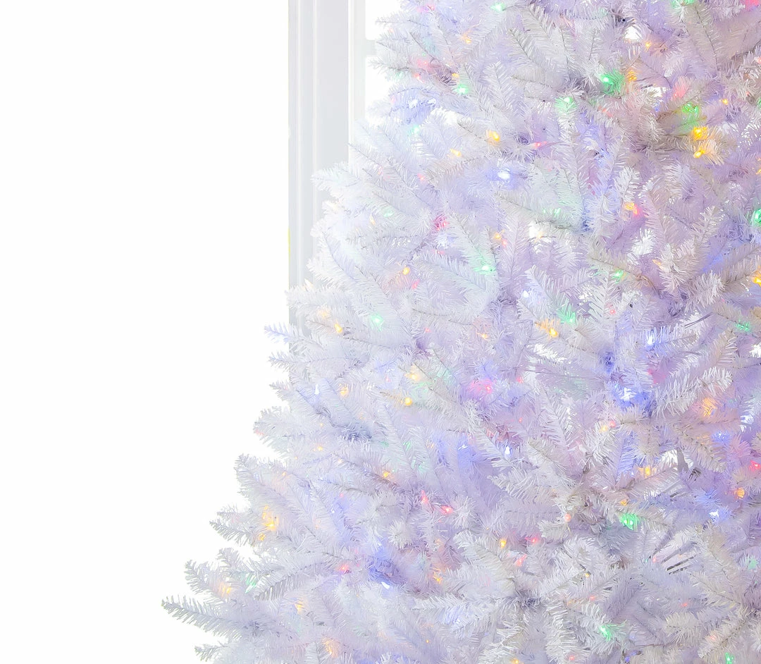 Budget π The π Christmas Palace 6.5 FT WHITE PARKVIEW COLOR CHANGING LED π Christmas TREES 𧨠4 The Christmas Palace 6.5 FT WHITE PARKVIEW COLOR CHANGING LED CHRISTMAS TREES