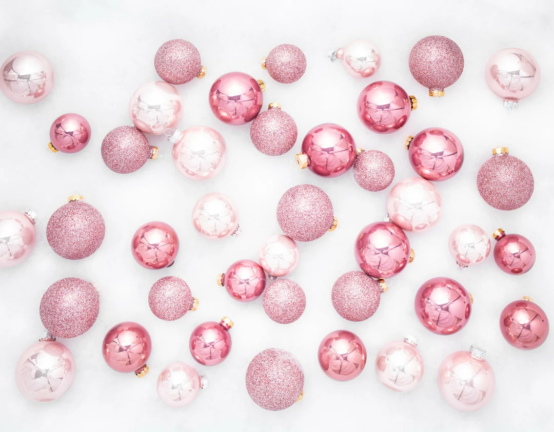 Hot Sale βοΈ The π
Christmas Palace Shatterproof & Glass Sets 3" PINK ASSORTED GLASS ORNAMENT SET OF 42 PIECES β€οΈ 1 The Christmas Palace Shatterproof & Glass Sets 3" PINK ASSORTED GLASS ORNAMENT SET OF 42 PIECES