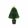 The Christmas Palace CHRISTMAS TREES 3 FT BURTLEY FIBER OPTIC TREE