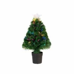 The Christmas Palace CHRISTMAS TREES 3 FT BURTLEY FIBER OPTIC TREE