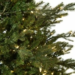 The Christmas Palace 7.5 FT NEWBURY PINE TREE PRE LIT CLEAR LIGHTS