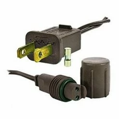 The Christmas Palace BROWN COAXIAL RECTIFIED PLUG FOR COAXIAL LIGHTS CHRISTMAS LIGHTS